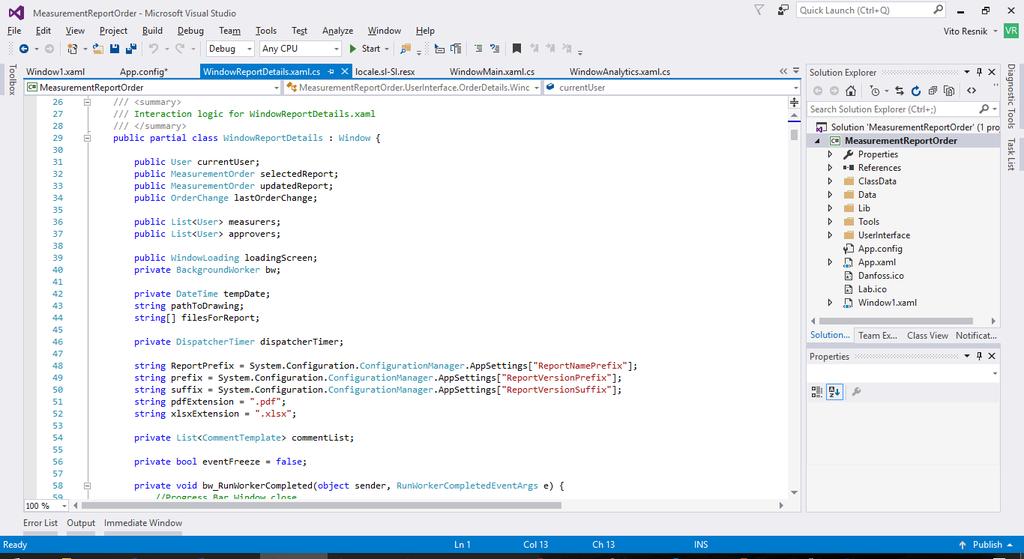 3. Uporabljene tehnologije in orodja 3.1 Orodje Microsoft Visual Studio Microsoft Visual Studio je integrirano razvojno okolje, ki je namenjeno razvoju programske opreme (slika 3.1).