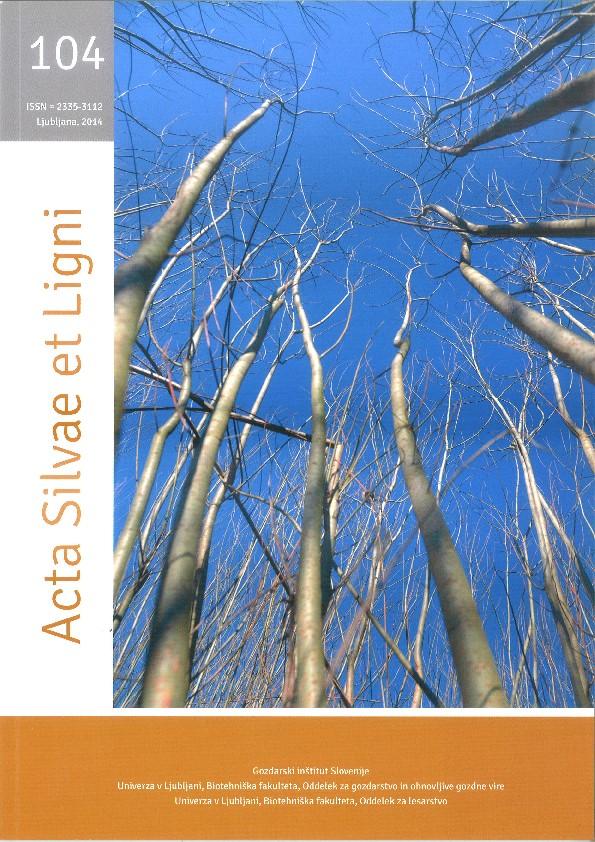 znanstvena gozdarska revija Acta Silvae et Ligni (prej Zbornik