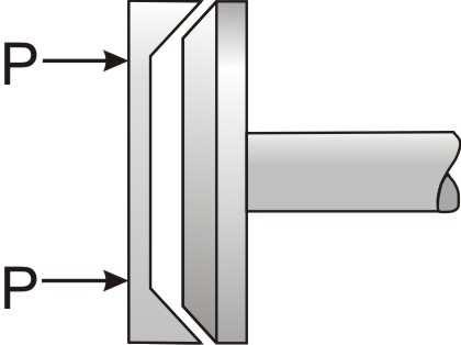 Zavora s koničnim diskom Konični disk, je tako kot ploščati disk pritrjen na rotacijsko os.