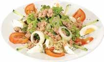0,04 kg, mushrooms lettuce 0,04 kg Salata s tunjevinom Tunjevina 0,08 kg, zelena salata 0,04 kg, rajčica 0,04