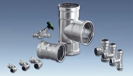 Tehnika uporabe kovinskih cevnih sistemov Opis sistema Sanpress Inox / Sanpress Inox XL Namen uporabe Sistem je konstruiran za pitno vodo brez omejitve glede na predpise za pitno vodo delovno