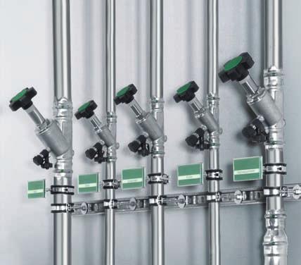 Inštalacije za pitno vode Komponente Easytop-ventili s