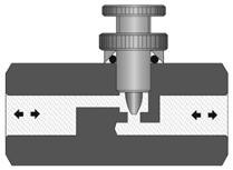 4.7.3.3 Sekvenčni tlačni ventili Sekvenčni tlačni ventili delujejo na podoben način kot omejevalni, s to razliko, da imajo na izhodu dodan 3/2 ventil.