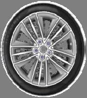D2XC8 410 S - C Vignale platišča iz lahke zlitine s premerom 45,7 cm (18 ) in pnevmatikami 235/45 R18 D2UD5 - - S D 5x2 kraka platišča iz lahke zlitine s