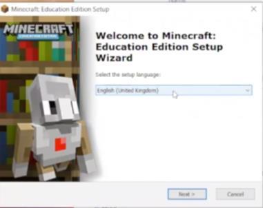 Prenos in namestitev aplikacije Najprej moramo prenesti in namestiti aplikacijo izobraževalne različice igre Minecraft.