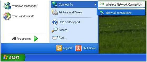 ali Windows Vista v iskalno polje menija Start vtipkajte "ncpa.cpl": 3.