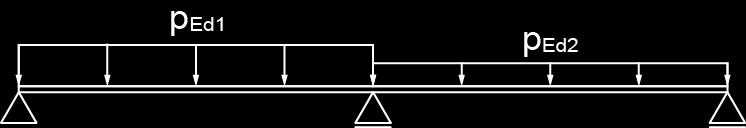 4 b) Pomiki pri stalni in koristni obtežbi, ki delujejo na sovprežni prerez: Pri računu pomikov je upoštevan razpokan prečni prerez v območju sredinske podpore.