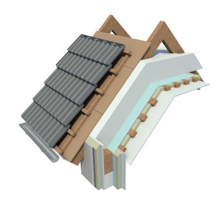 3.3.1 Strop mansarde strešna konstrukcija Strehe so od vseh gradbenih konstrukcij najbolj izpostavljene atmosferskim vplivom, pogosto pa še dodatnim manjšim ali večjim mehanskim obremenitvam, zato