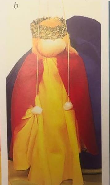 Slika 18: Kralj Vir 18: Jaffke, 2010, str. 76 5.2 Lutke in barve Pri izdelovanju lutk imajo velik pomen tudi barve.
