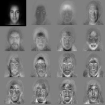 Slika 9: Slikanje obraza po metodi EIGENFACE (vir: Biometrics, 2009) LFA (Local feature Analysis) Metoda LFA se je razvila iz metode Eigenface.