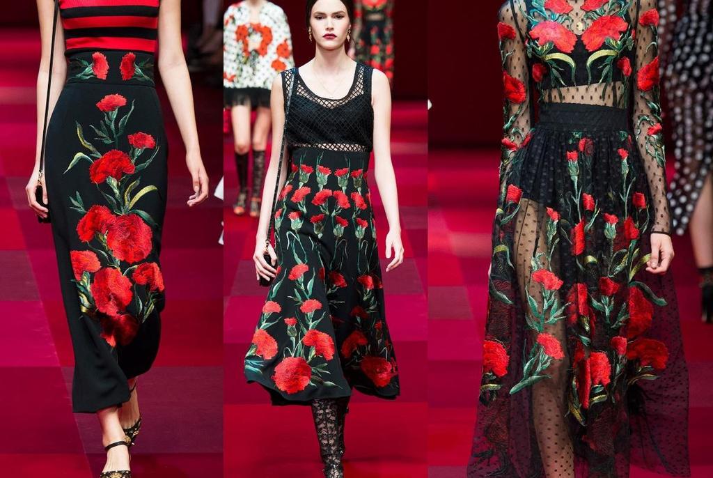 Slika 74: Dolce and Gabbana, pomlad-poletje 2015 Vir: http://www.
