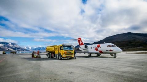 Dobre prakse HNMP v drugih evropskih državah - 3 letala tipa Challenger 650 Ta letala delujejo po vsem svetu. Pomagajo pri reševanju resno bolnih ali poškodovanih Švicarjev.