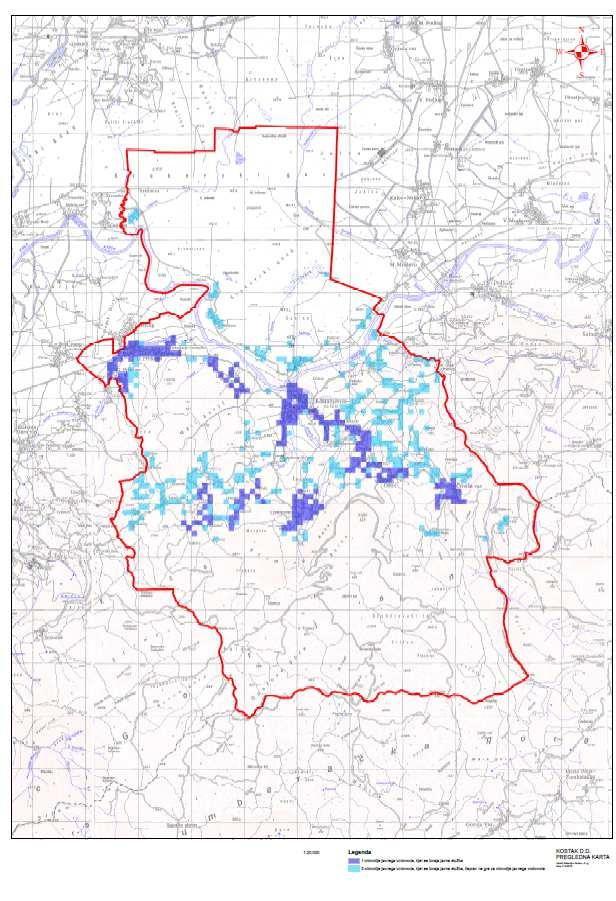 Slika 1: Aglomeracije vodovod Območja javnega vodovoda v občini Kostanjevica na Krki 2.1.3 Zagotavljanje varne oskrbe s pitno vodo Osnovna naloga izvajalca javne službe je zagotavljanje varne oskrbe s pitno vodo.