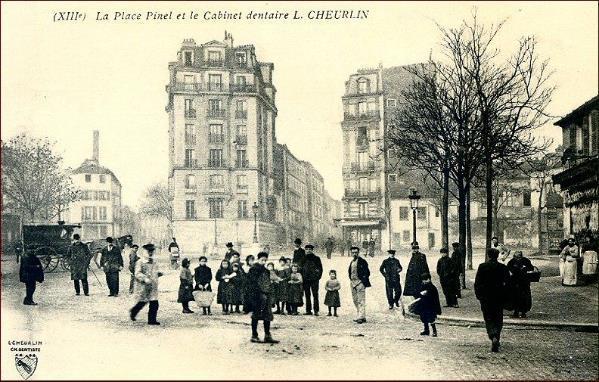 Slika 9: Fotografija 13. pariškega okrožja, v njem je nekaj časa stanoval tudi Prežih. Že v tistih časih in vse do danes velja za revnejše delavsko območje.