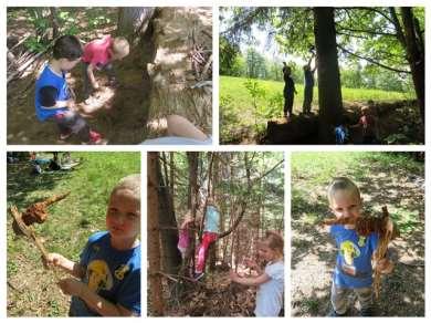 Med igro v gozdu smo večkrat ugotovili, da imajo otroci premalo časa za igro.