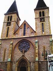Od Samsa do Bakuja Pogled z glavnega trga proti Sebilju Sarajevska katedrala je bila zgrajena leta 1889, stoji pa na mestu, kjer so imeli {tab jani~arji nadaljuje tudi s podiplomskimi programi, menda