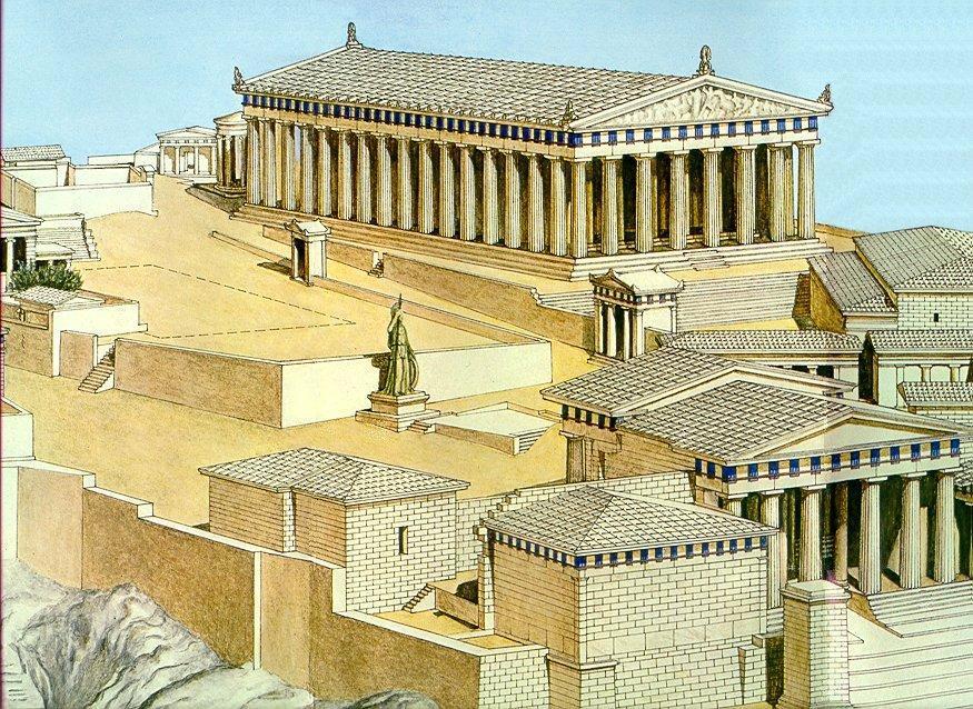 ..) Agora -osrednji trg Akropola - svetišča bogov