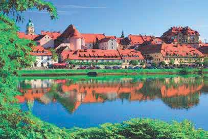 Podravska regija glas gospodarstva, maj-junij 2019 49 Maribor obiskalo več kot 202 tisoč turistov, kar je kar 13 odstotkov več kot leto poprej, primerljivo rast beležimo tudi na področju celotne
