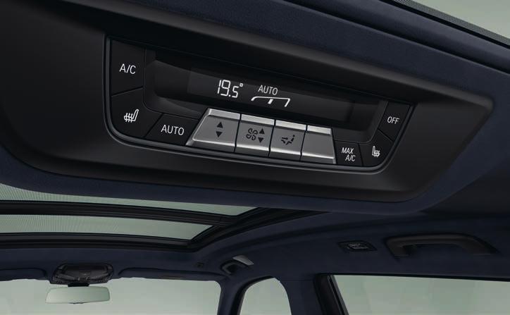153 Temperaturo v vozilu je mogoče nastaviti tako individualno kot je posameznikovo dojemanje mraza ali toplote, zahvaljujoč avtomatski klimatski napravi s 5 področnim upravljanjem.