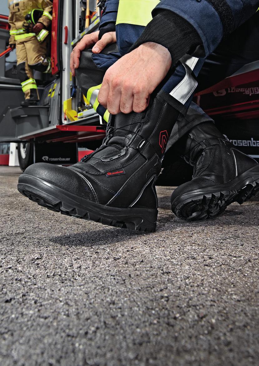 Delovni škornji Za gasilce in reševalce Certificirani po
