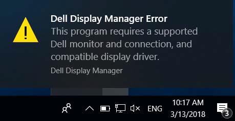Če aplikacija DDM ne zazna in/ali ne more komunicirati s podprtim monitorjem Dell, poskusite odpraviti težavo na naslednji način: 1.