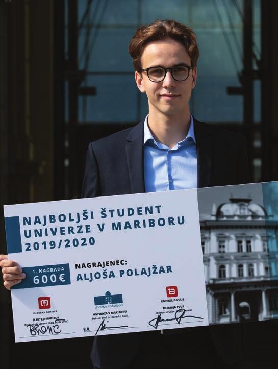 NAJBOLJŠI ŠTUDENT UM Naš občan, Aljoša Polajžar, je najboljši študent UM v letu 2019/2020 tekom življenja.