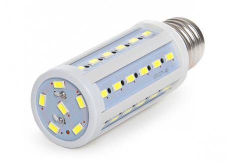 11 2.5.4 LED svetila LED (Light Emitting Diode) svetilka ima odličen izkoristek, in sicer kar 95 %. Že to bi bilo samo po sebi dovolj, da zamenjamo klasično žarnico z LED svetilko.