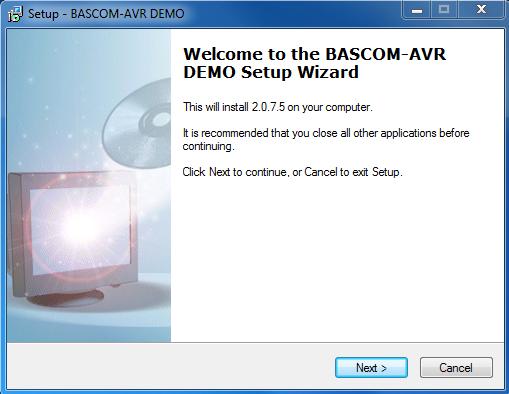 4.2 Izbira programskega orodja Učilo eprodas-rob1 se lahko programira tudi s programskim orodjem Bascom AVR Basic.