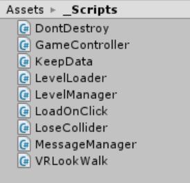 34 6 Struktura in gradniki aplikacije v programu Unity 6.3 Skripte Skriptiranje je bistvena sestavina v vseh igrah.