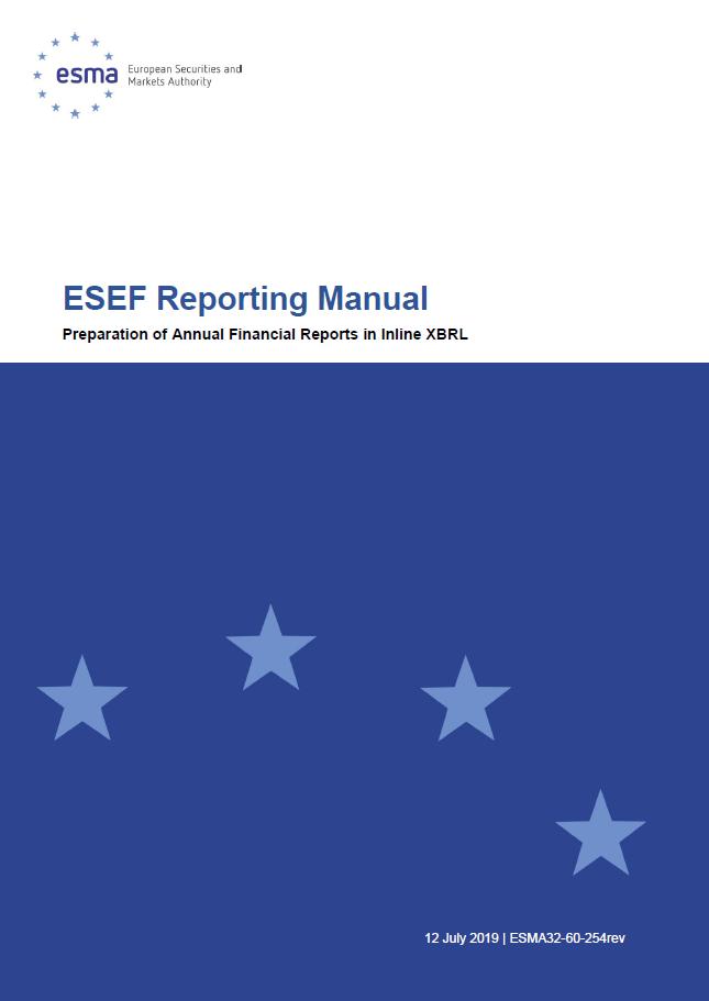 ESEF Reprting Manual ESEF Reprting Manual 1 pdaja usmeritve, pjasnila, primere in tehnične usmeritve in je razdeljen v tri sklpe: usmeritve za izdajatelje (strani 12-17) usmeritve za pnudnike