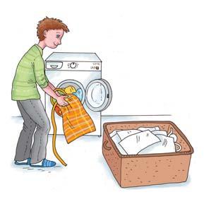 GOSPODINJSTVO 6 Strojno pranje perila Pred pranjem