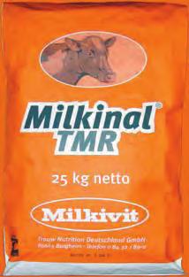 TMRkrmljenje Milkinal TMR Visokovredne mineralne krmne mešanice za TMR obrate Z razvojem lastne TMR-linije mineralnih krmnih mešanic izpolnjuje Milkivit zahteve modernih konceptov krmljenja.