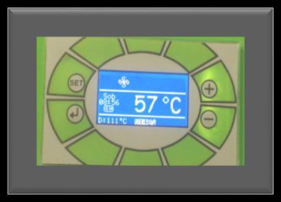 Kontrolni panel 1 0 1 1 0 0 ČERPADLO / PUMP KOTLOVÝ / OPERATING 1. Termometer 2. Glavno stikalo 7. 6.3A varovalka - T6, 3A/1500 - model H. Delovni termostat - opcijsko 8.