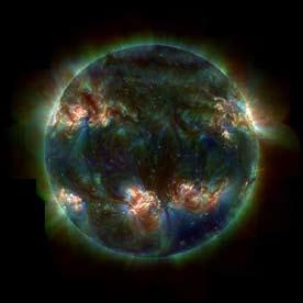 Nevarnost CFC Ultravijolična slika Sončeve dejavne fotosfere Nasinega vesoljskega daljnogleda TRACE Z redčenjem ozonske plasti se povečuje količina UV-žarkov, ki prodrejo skozi plast in dosežejo