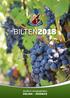 Bilten 2018 Društvo vinogradnikov Dolina - Jesenice 1 Bilten 2016
