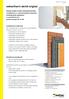 Tehnični list - IZD. 1/03/2019 stran 1/5 webertherm demit original Fasadni sistem na EPS izolacijskih ploščah s preklopom in z razbremenilnimi zarezam