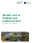 Akcijski načrt za Krajinski park Ljubljansko barje 28. marec 2019, Ljubljana