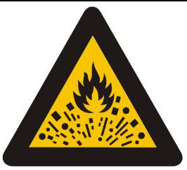 Znak Pomen/napis Koda Velikost v cm Nevarnost požara in eksplozije 1005508 15 x 20 1005507 30 x 40 Tabla Škodljiva in dražeča snov 1005236 15 x 20 1005237 30 x 40 Tabla Biološka nevarnost Nizka