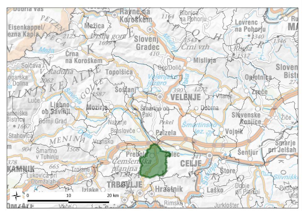 .1.8 Občina Prebold Prebold je občina v Spodnje Savinjski regiji, znani predvsem po hmeljarstvu. Občina Prebold je del savinjske statistične regije. Meri 41 km.