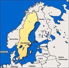 Kraljevina Švedska Kraljevina Švedska leži v severni Evropi.