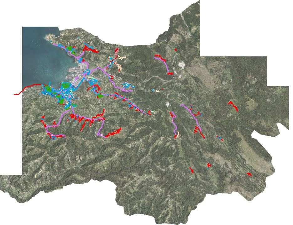 V Mestni občini Koper in občini Ankaran se izvaja javna služba odvajanja in čiščenja komunalnih in padavinskih voda na območju naslednjih kanalizacijskih sistemov, kateri se zaključujejo s čistilno