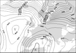 Mean sea level pressure on December, 12 th 25 at 12 GMT