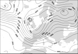 Mean sea level pressure on July, 9 th 27 at 12 GMT Slika.