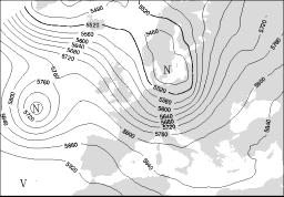 Mean sea level pressure on July, 3 th 27 at 12 GMT Slika 17.