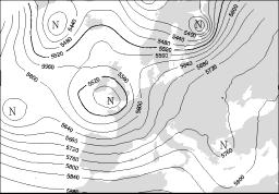 Mean sea level pressure on June, 15 th 27 at 12 GMT Slika 11.