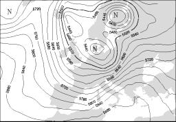 Mean sea level pressure on June, 26 th 27 at 12 GMT Slika 17.