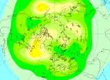 Urad za meteorologijo Slika 1. Celotna debelina ozonske plasti v ozračju 1., 11. in 25.
