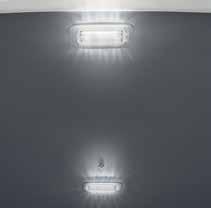 1) LED-lučke na notranji strani zadnjih dvižnih vrat zagotavljajo dobro osvetlitev površine pod odprtimi vrati ter s tem olajšujejo natovarjanje in raztovarjanje.