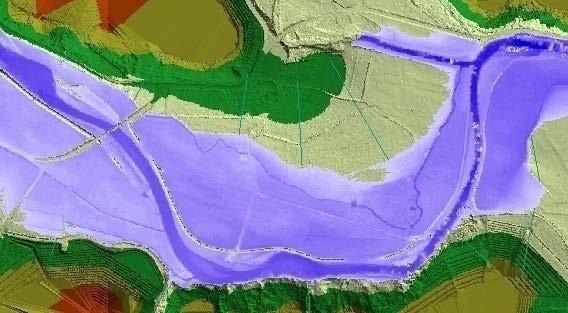 38 Rak, G. 2006. Uporaba prostorskih podatkov v analizi hidravličnih lastnosti vodotokov. network) in predstavlja površinsko razgibanost tako rečnega kanala kot pripadajočih poplavnih površin.