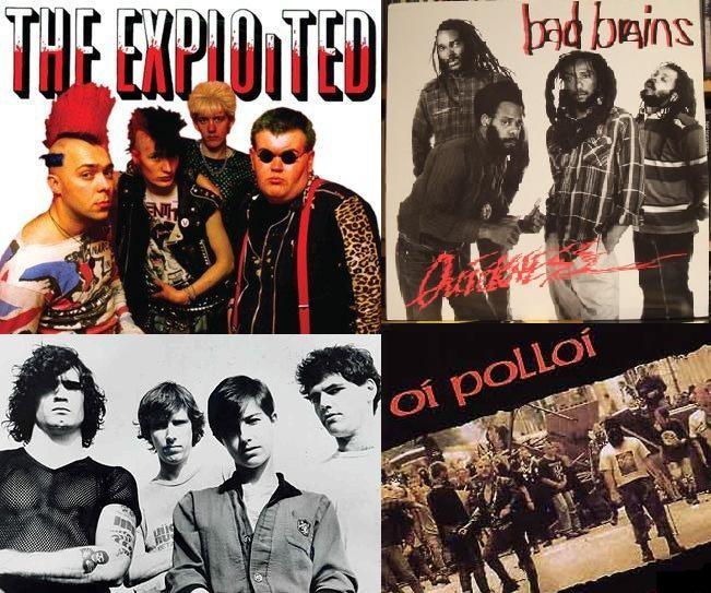 Pa spet nazaj v Ameriko Po navalu angleških punk bendov je v Kaliforniji nastalo kar nekaj zanimivih skupin, ki so se spogledovale s hardcorom, Oi!
